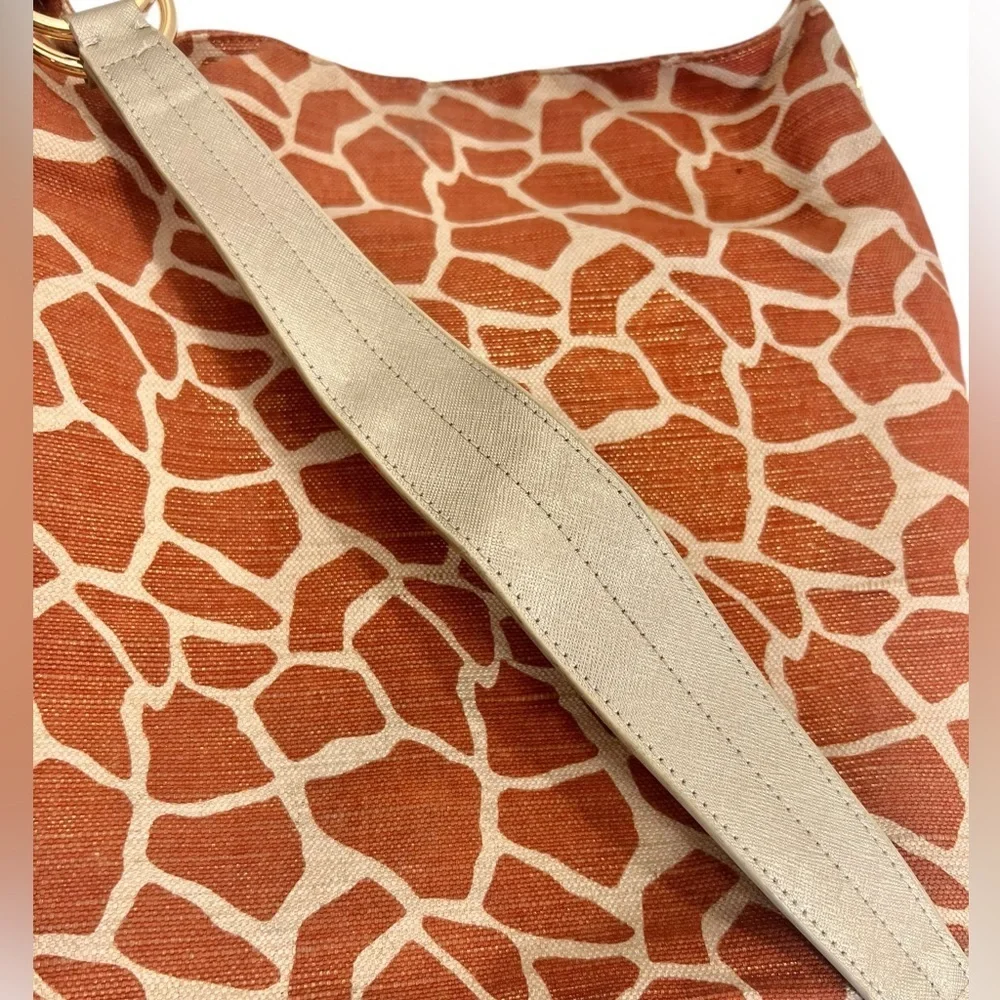 JPK Paris 75 Giraffe Print LE Bucket Canvas Tote Bag